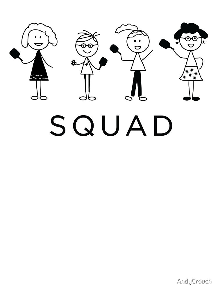 Pickleball squad by AndyCrouch