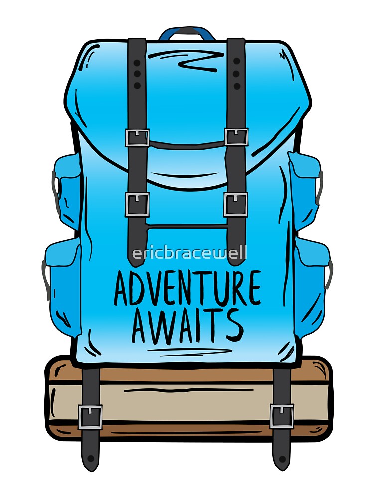 Adventure Awaits Explorer Backpack by ericbracewell