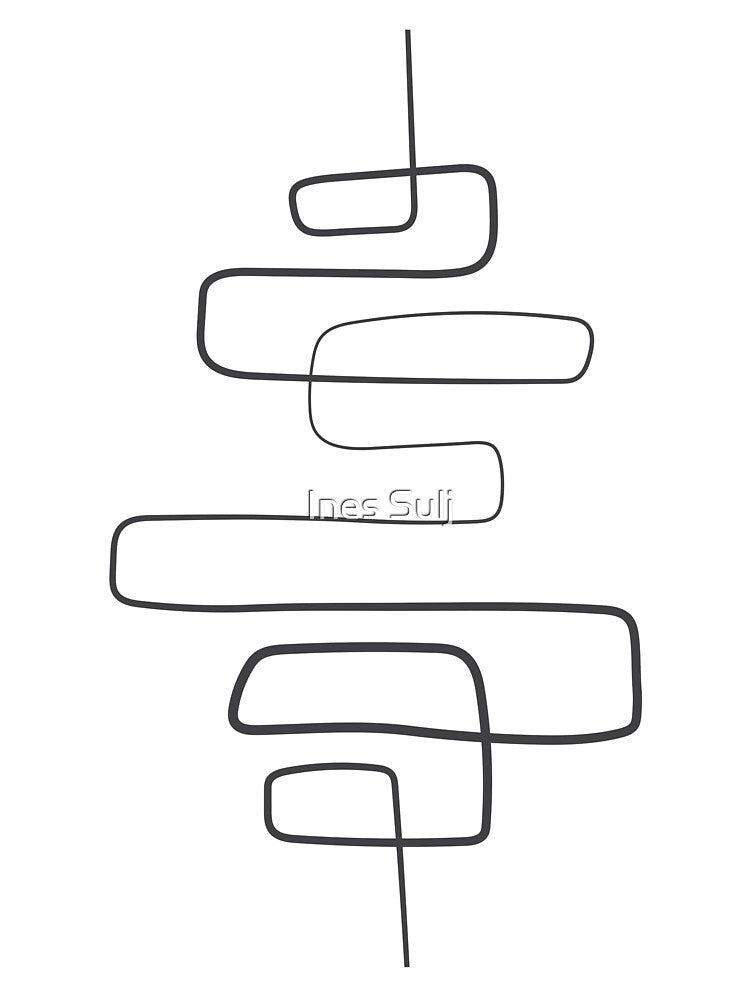 Minimalist Abstract Line Art 01-02 by PAPER MOON art & design