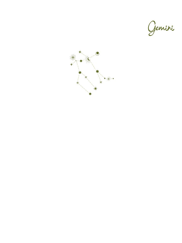 Simple Constellation Gemini by AiraDesignsLtd