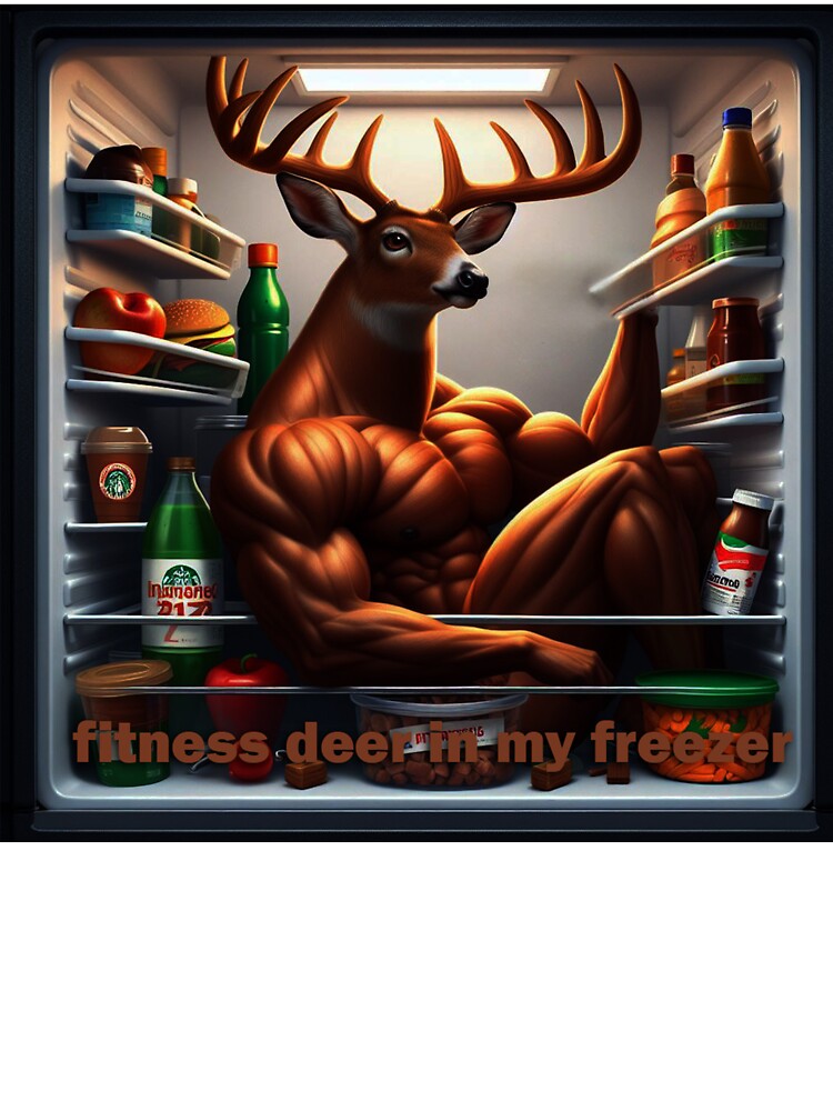 fitness deer in my freezer by Echonn