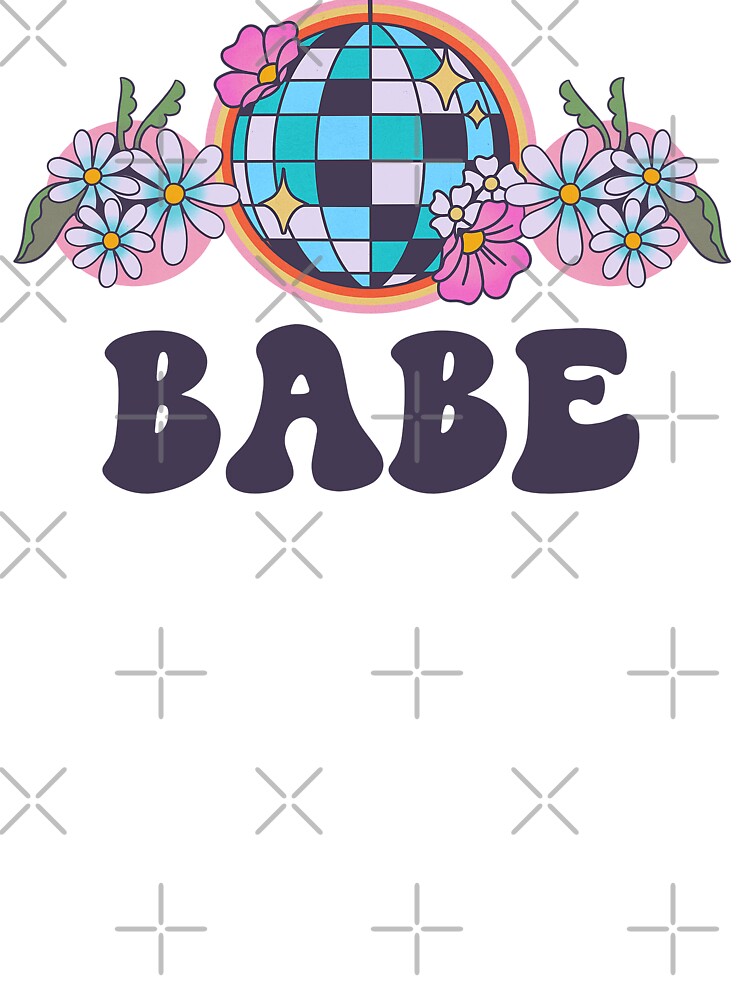 Vibrant Disco Babe Last Disco 70s Retro by Krysanthe