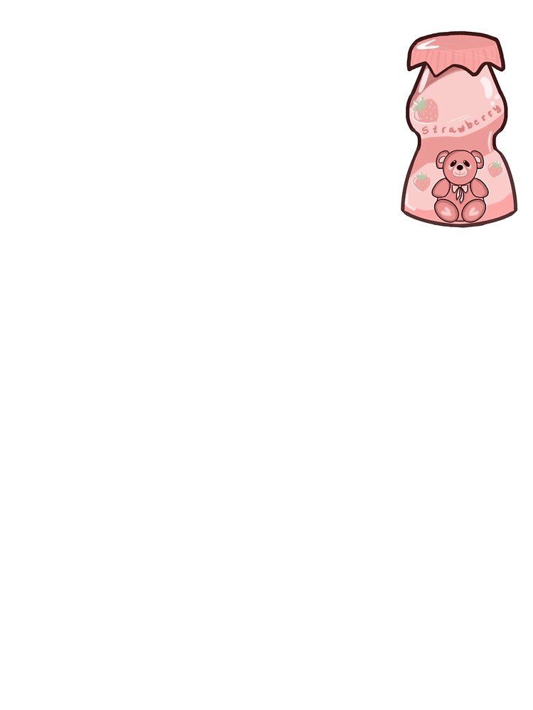 Cute Strawberry Milk Teddybear Sticker by artiistsama
