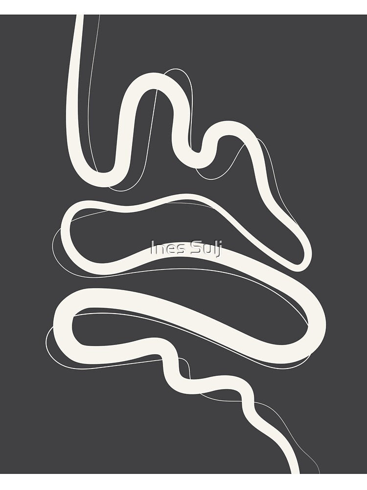 Minimalist Abstract Line Art 07-02 by PAPER MOON art & design