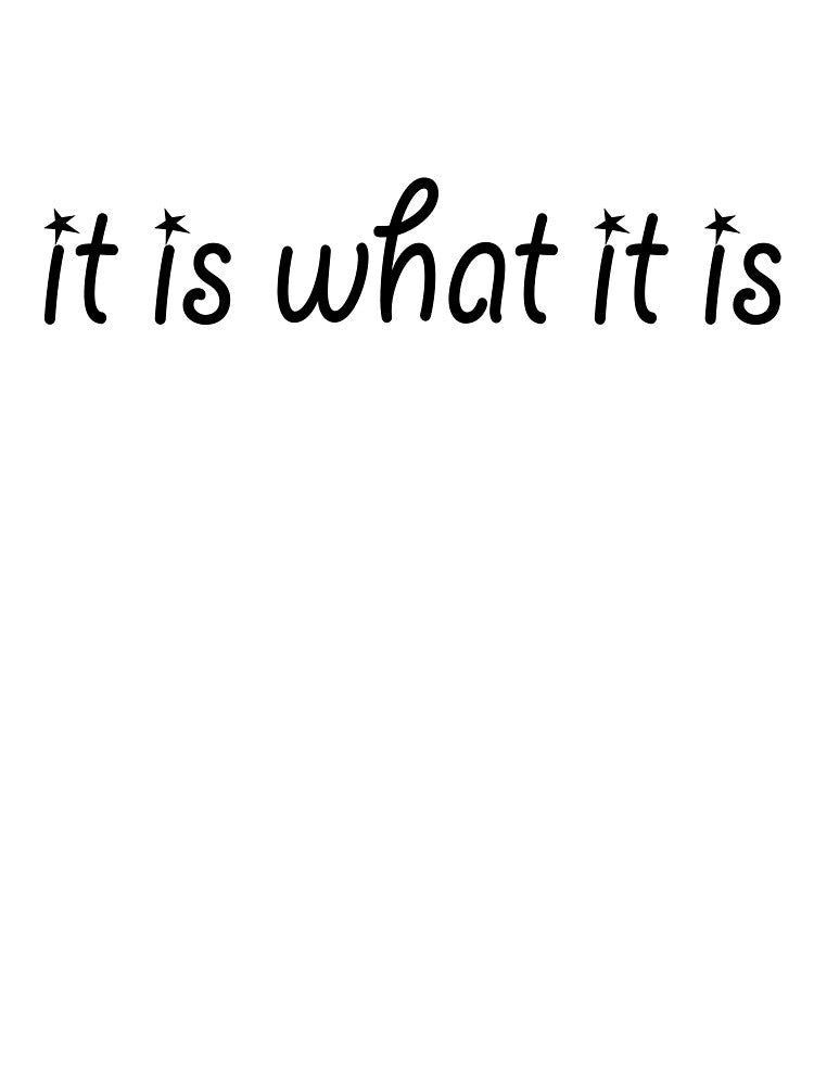 it is what it is laptop sticker, funny stickers, sarcasm laptop decals, tumbler stickers, water bottle sticker, sarcastic water bottle decal by stickers  oussxy