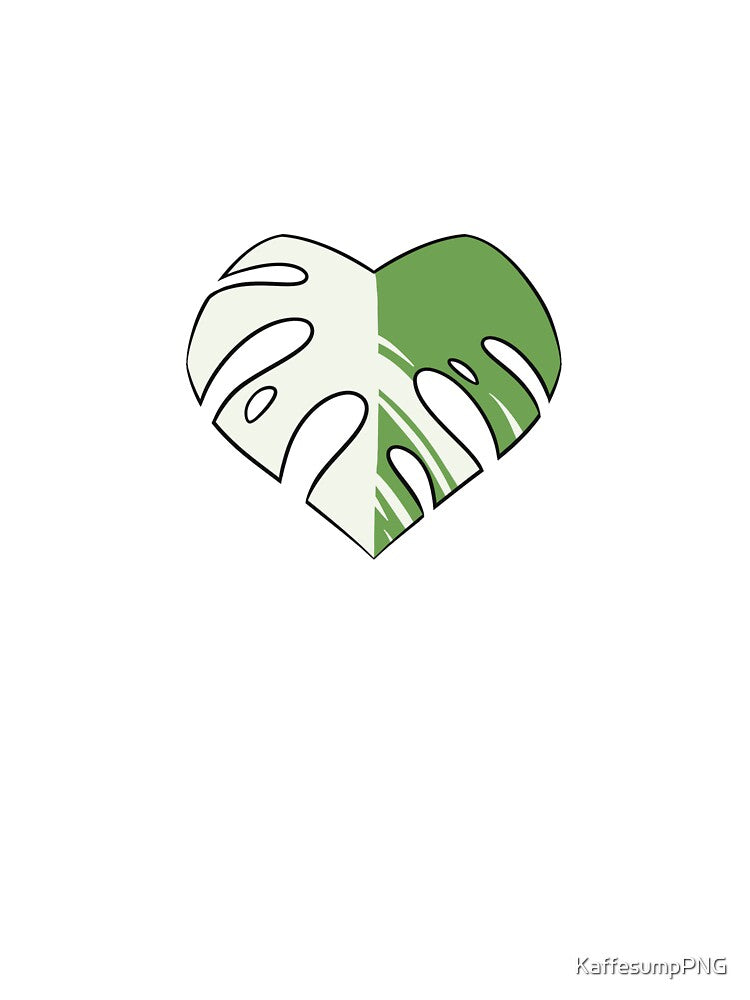 Monstera heart leaf by KaffesumpPNG