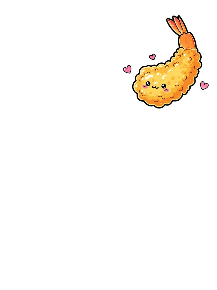 Cute Kawaii Shrimp Tempura by AmyLeeKawaii