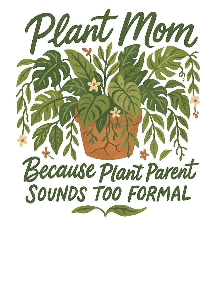 Plant Mom Because Plant Parent Sounds Too Formal — Cottagecore Gift by LuminoDesignCo