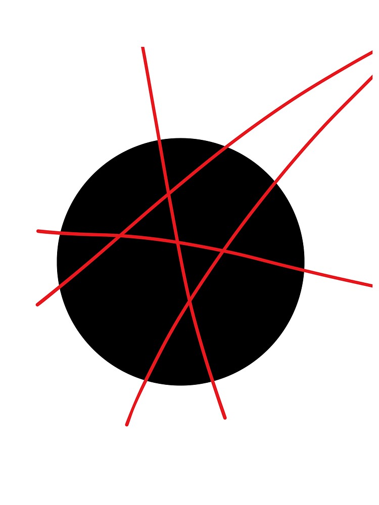 Abstract Intersecting Lines Composition by Meenamma