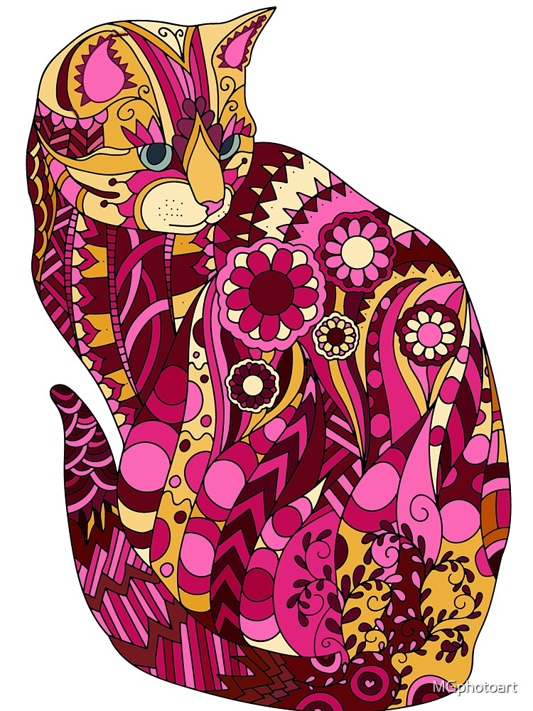 CAT MANDALA 7 by MGphotoart