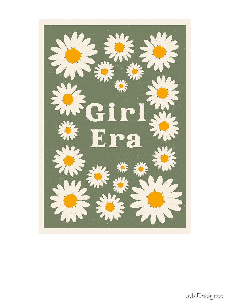Flower girl girl era print cute and girly by JolaDesignss