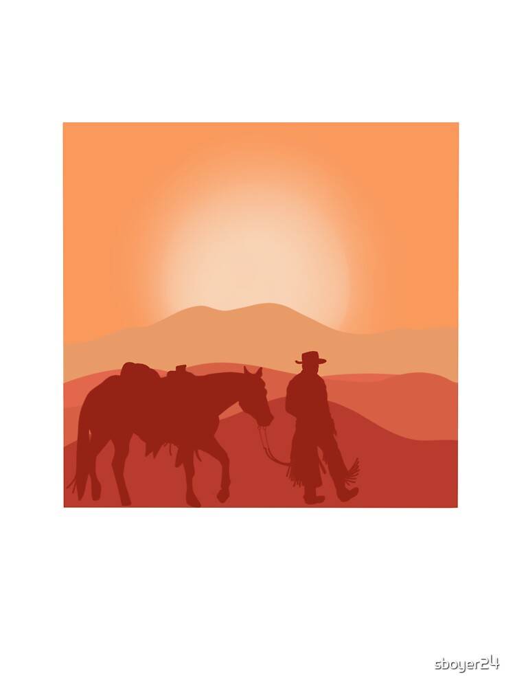 Cowboy sunset by sboyer24