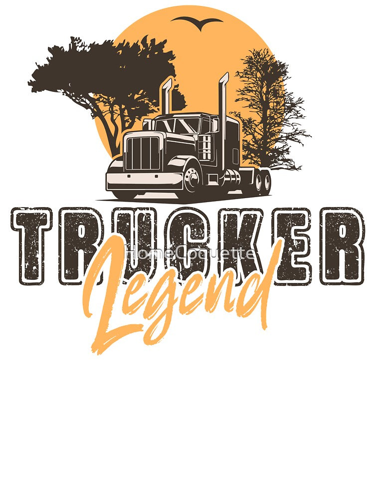 Retro long haul truck, Trucker  legend by HomeCoquette