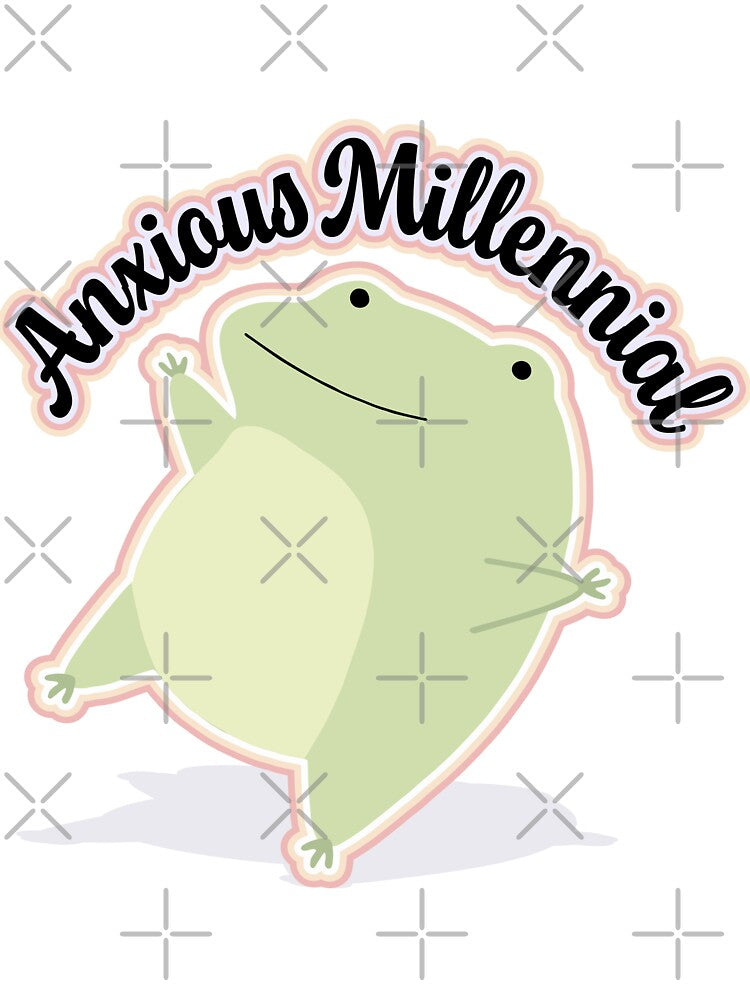 Anxious Millennial / Froggy by Becca Alessi