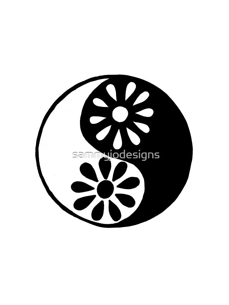 Girly Yin Yang by sammyjodesigns