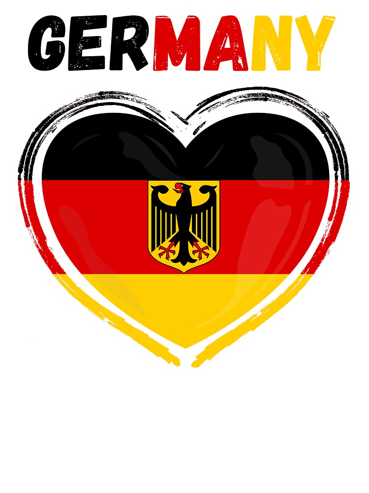 Germany Flag Sticker, Vinyl Travel Stickers, German Stickers, Souvenir Water Bottle Sticker, Laptop Decals, Luggage Sticker by VainPro