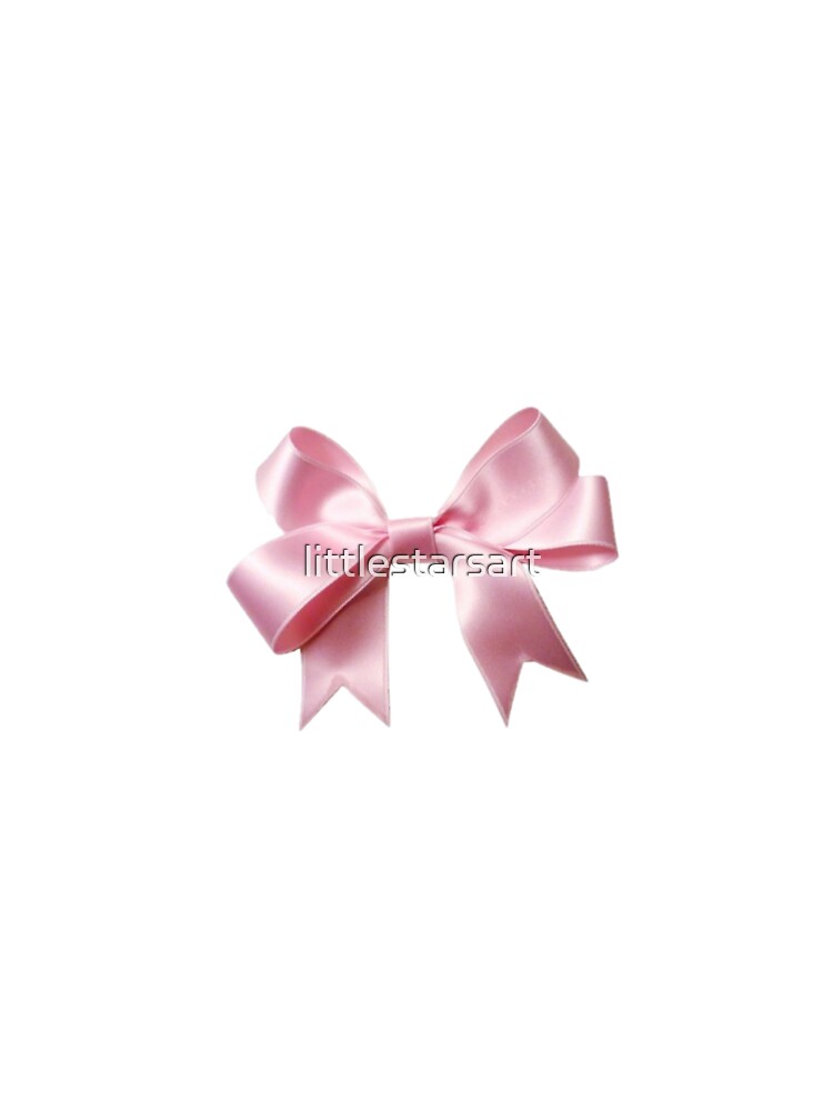pink bow by littlestarsart
