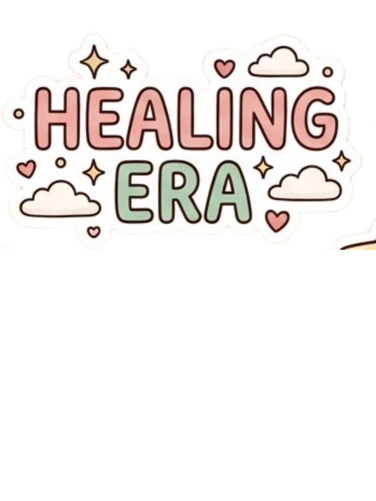 Healing Era Sticker | Soft Girl Aesthetic  | Self Love Trendy Design by Velora Design