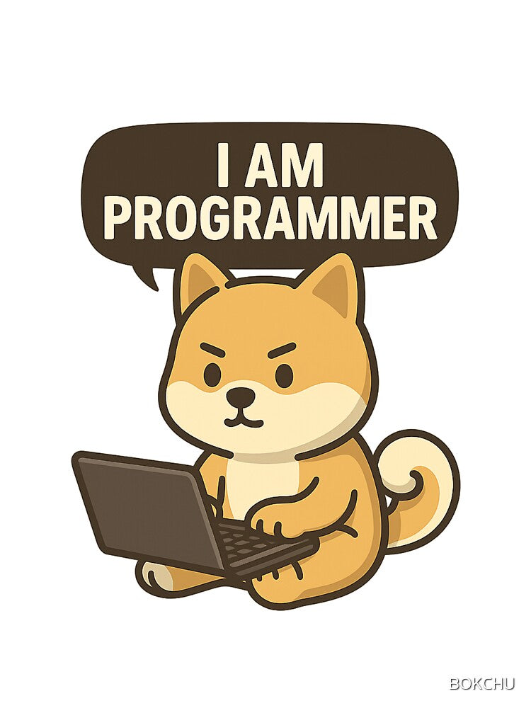 Shiba Dog Becomes a Programmer by BOKCHU