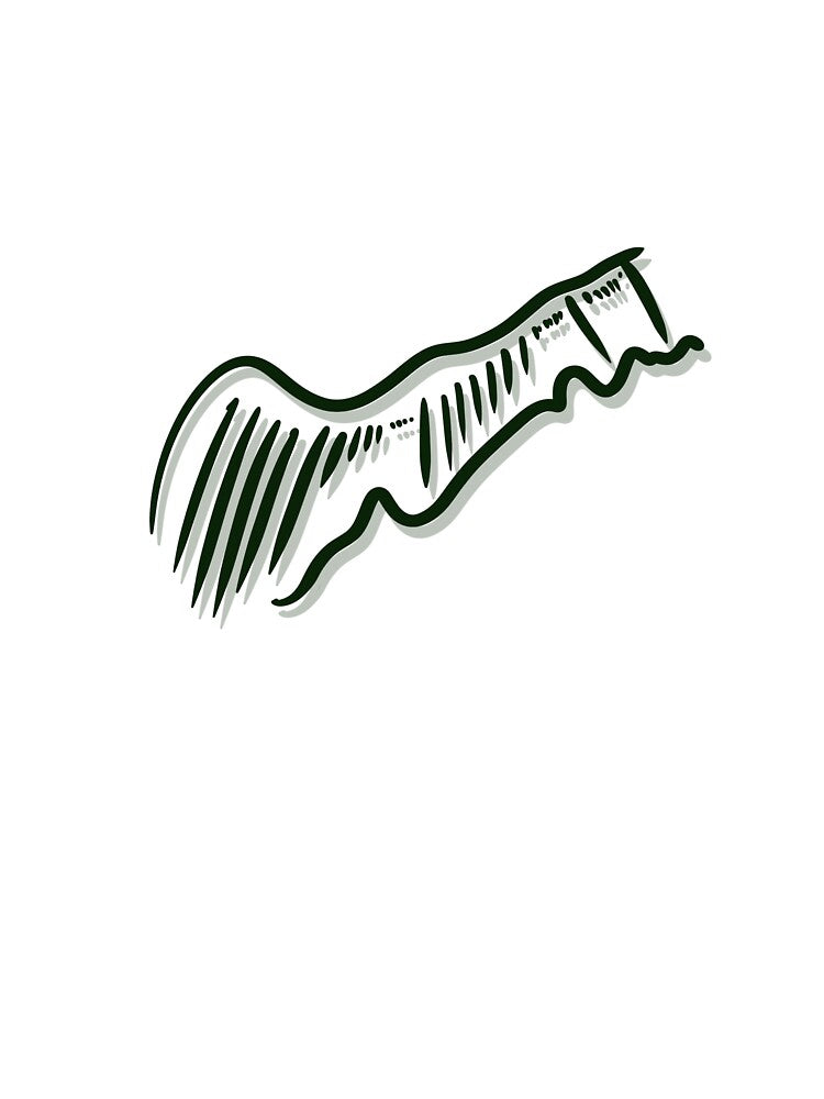 Abstract Minimalist Line Art Wave by IO Soul Spaces
