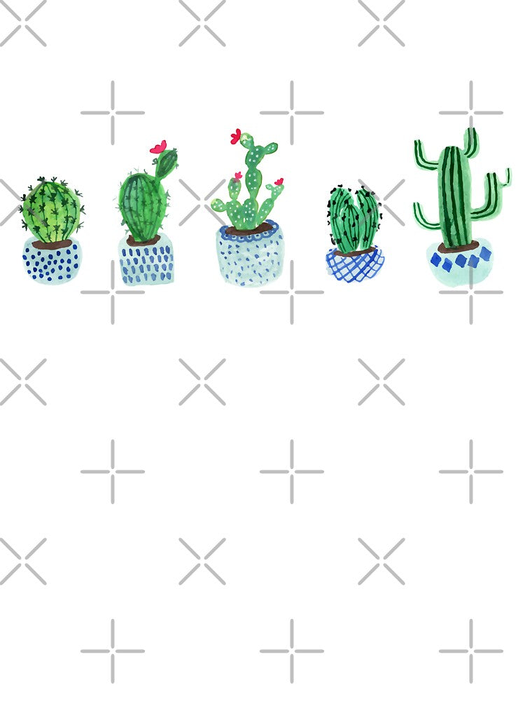 Cactus in watercolor by Harpley Design Studio