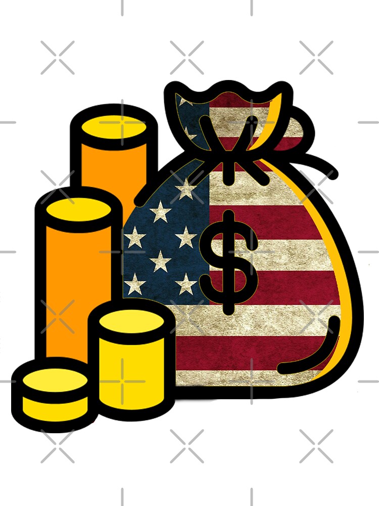 American Prosperity Money Bag by newhuman