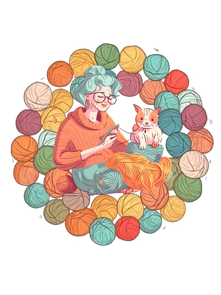 Best Knitting Mom Ever by Snifferius