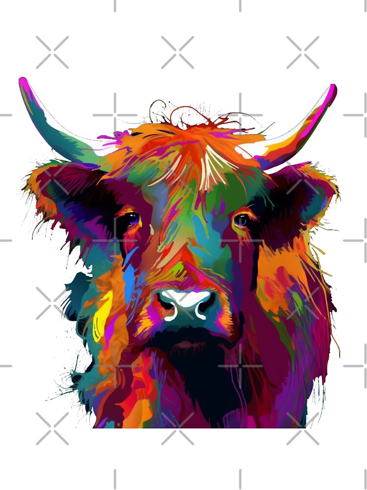 highland Cow, cow, highland cow art, cute highland cow, baby highland cow, highland cow lover, scottish highland cow, highland cow cute, highland by FabrikPrint