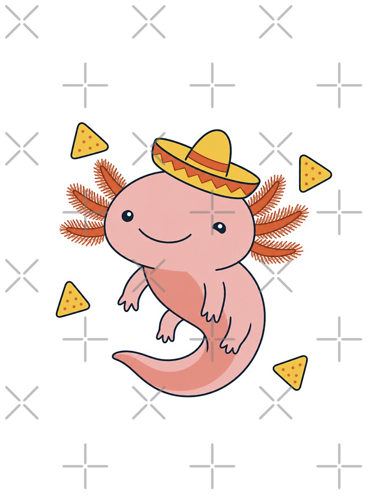 Nacho Average Axolotl Funny Pun Animal-pun Humor by MOSIDRIP™