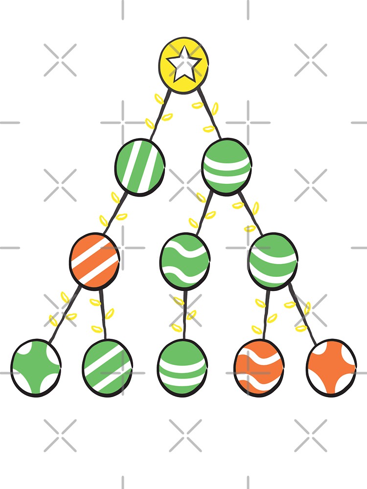 Programmer Christmas Tree - Funny Programming Jokes - Light Color by Programming Jokes