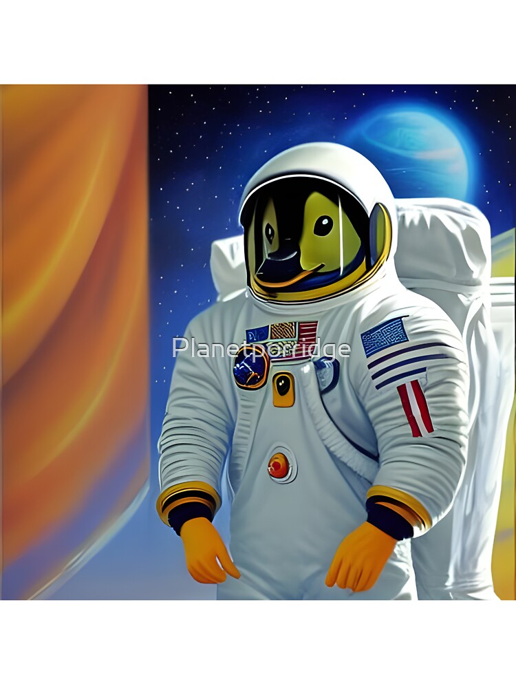 Duck astronaut by Planetporridge