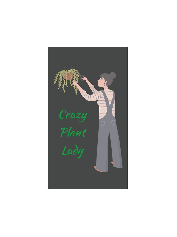 Crazy plant lady by Brittgoo