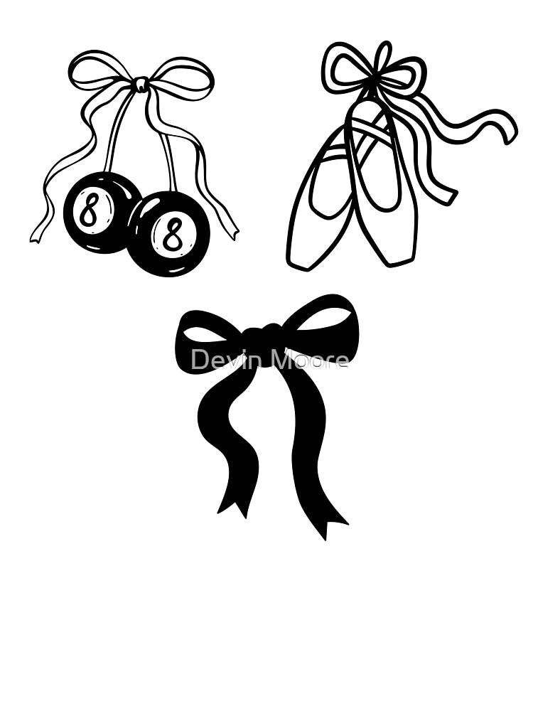 Coquette Bow Sticker Pack by Devin Moore
