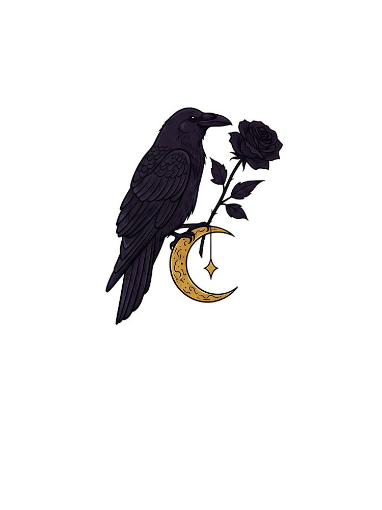 Raven Rose Bookmark Gift by IllumeInk