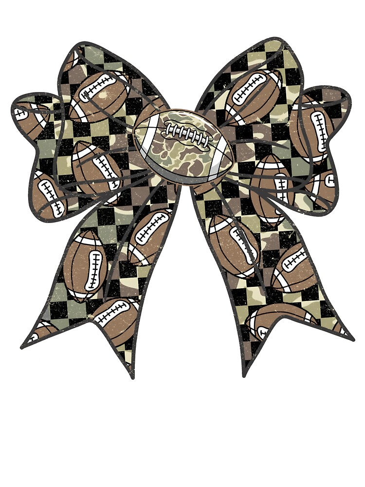 Checkered Football Coquette by Mohammadirwin