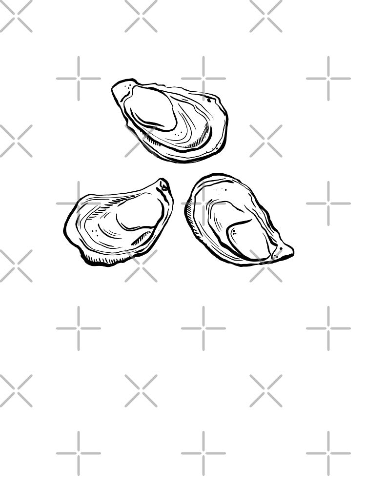 Oysters (B&W) by Alexandra Jones