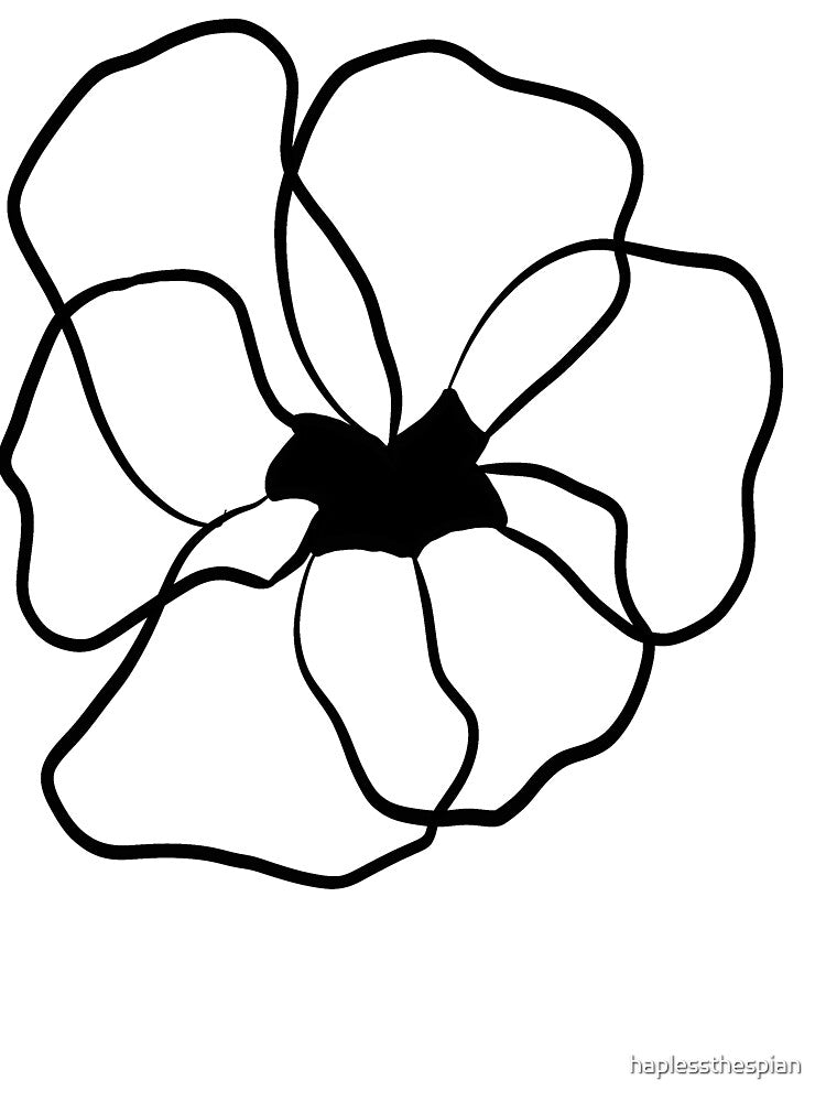 Minimalist Flower I by haplessthespian