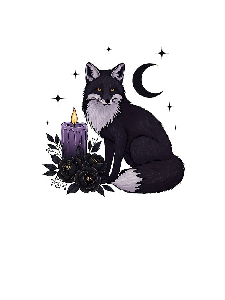 Violet Fox Candle Gift by IllumeInk