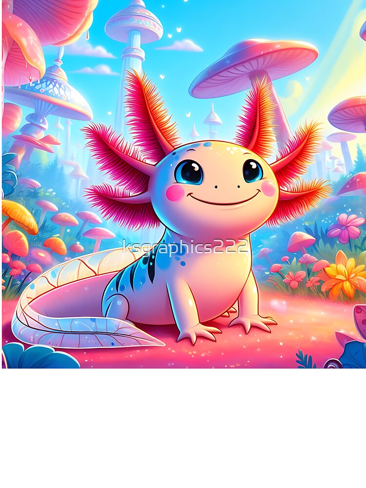 Axolotl Art #151 | Axolotl Lovers by ksgraphics222