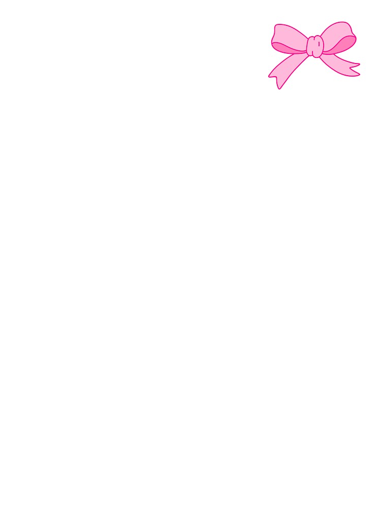 Pink Bow by pinknoiseco