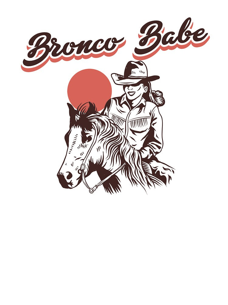 Vintage Western Bronco Babe by Mugfulmomentz