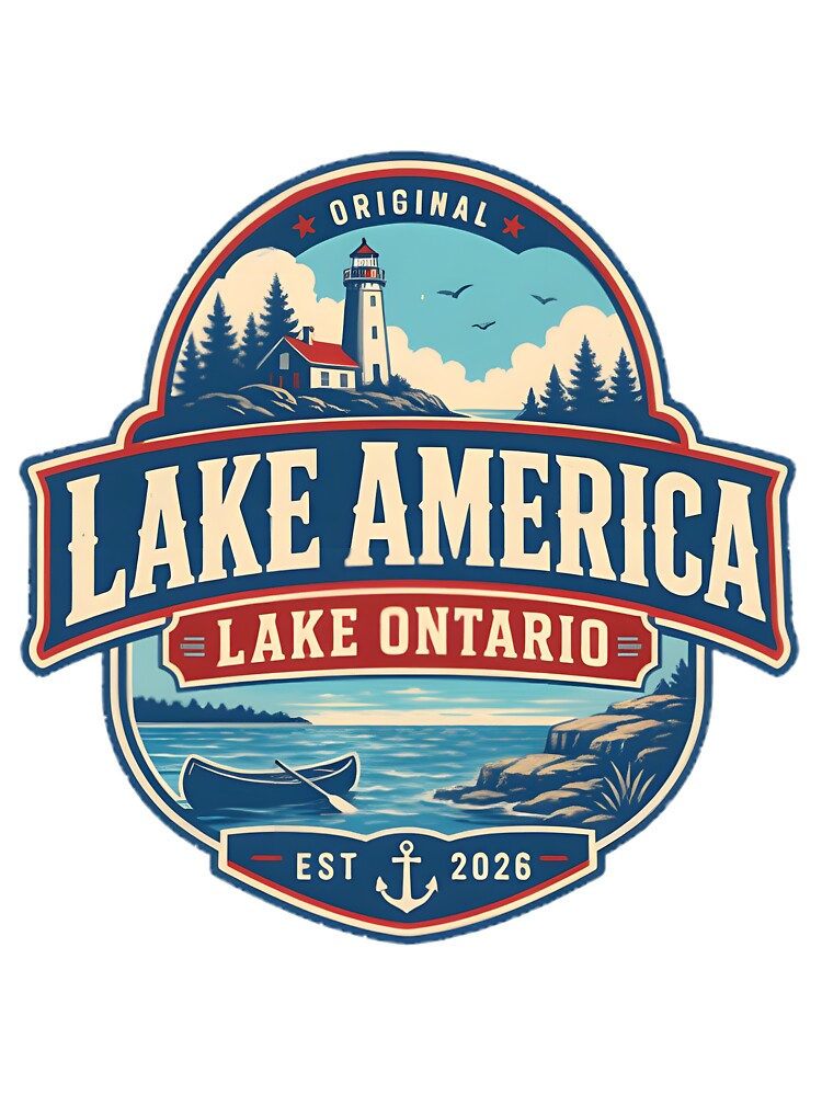 Lake America Vintage Patriotic American Flag Lake Life Summer Vacation Boating Lakehouse Graphic | Best Gift by HMshopful