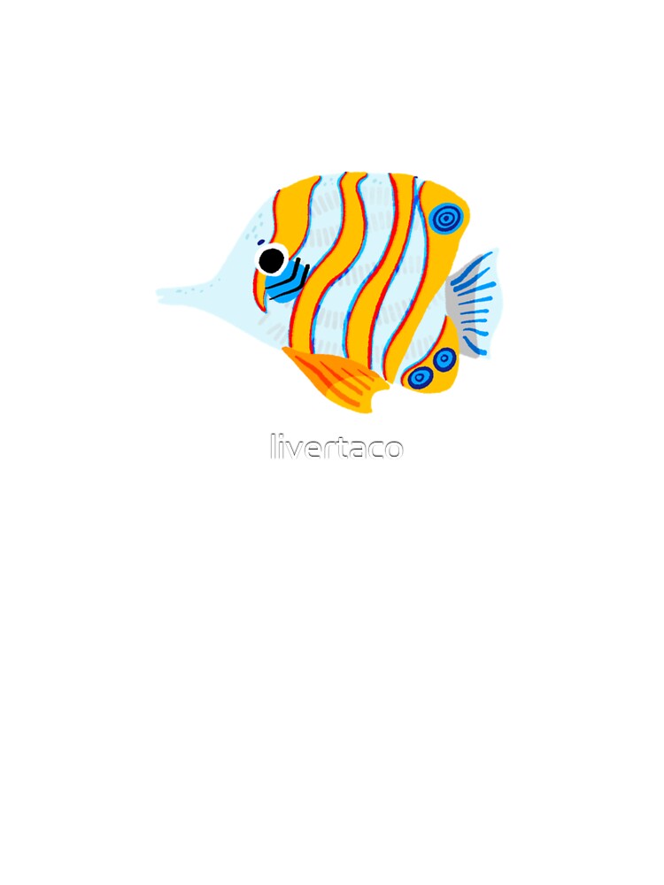 Blue and Yellow Fish by LivvTown