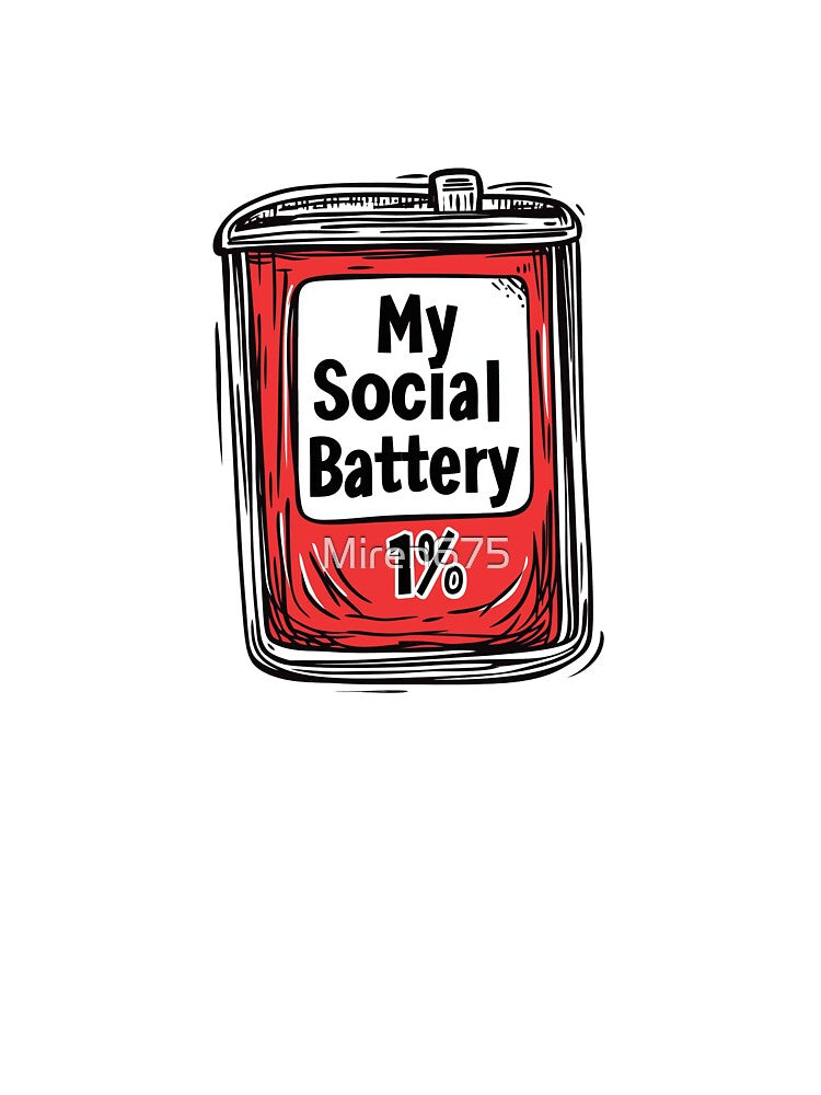 My Social Battery 1% by Miren675