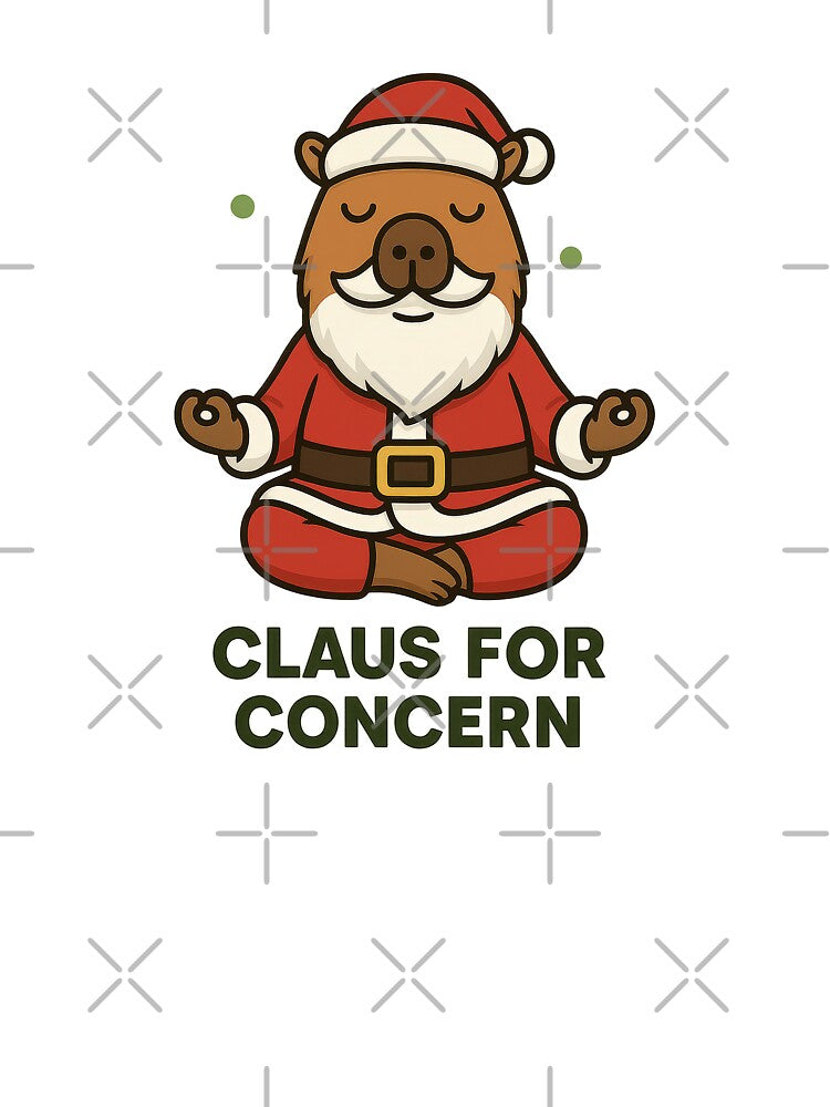 Capybara Santa Zen by RetroPop23