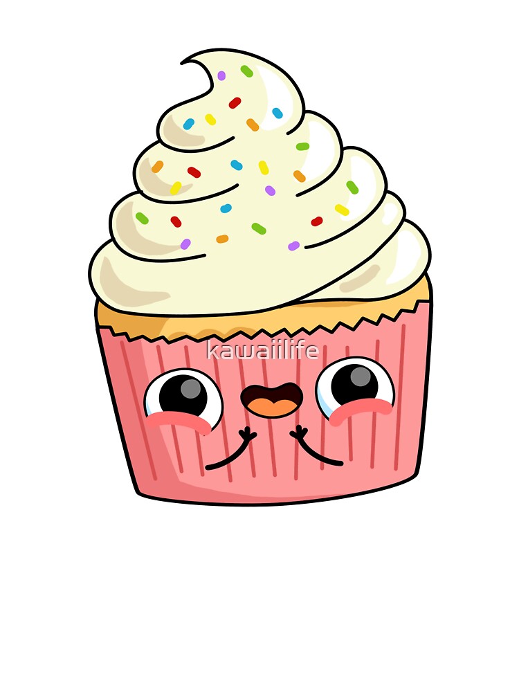 Kawaii Sprinkled Cupcake by kawaiilife