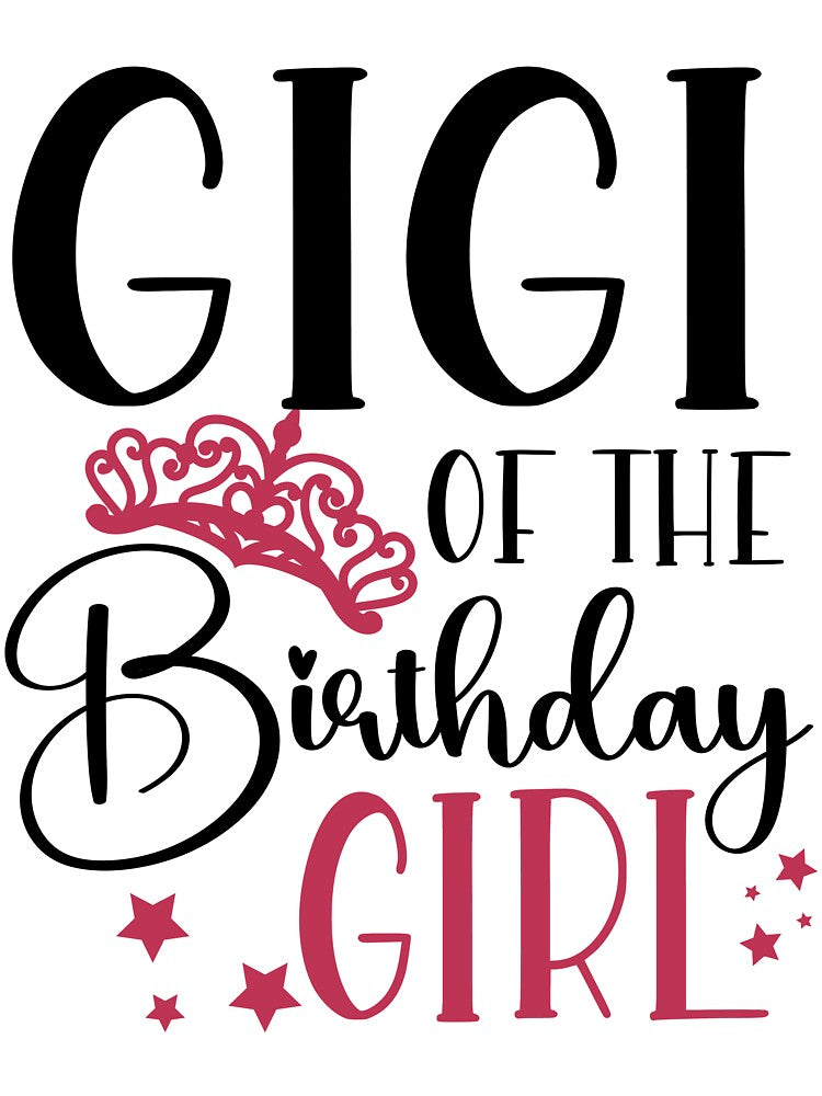 Family Matching Birthday Squad Gigi of the Birthday Girl Birthday Squad Party Favors by mysticblvd