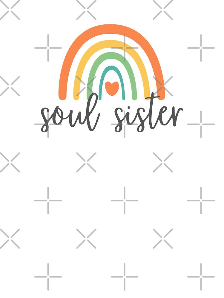 Soul Sister - Colorful Rainbow - Heart by patternjp