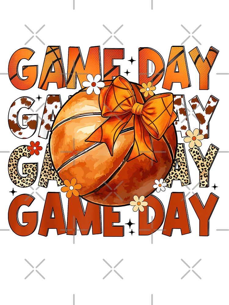 Game Day Basketball with Floral Bows by JoelFox165