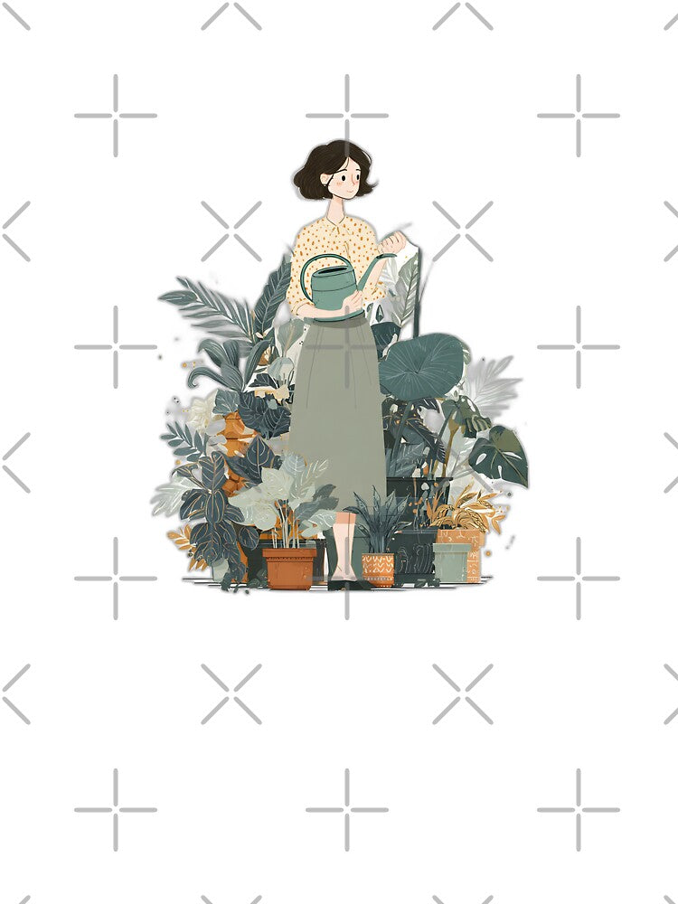 Plant mom illustration by hedatla